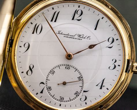 iwc 14k gold pocket watch|iwc pocket watches vintage.